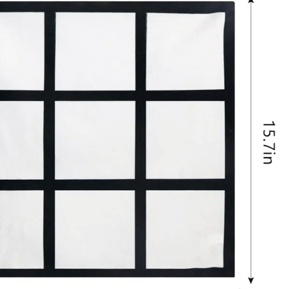 Sublimation blank White and Black Cross Pattern pillow case bundle of 4 - Picture 7 of 7